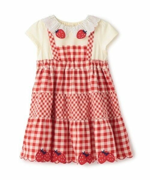baby Cheer / ベイビーチアー ミニ丈・ひざ丈ワンピース | いちごワンピース | 詳細1