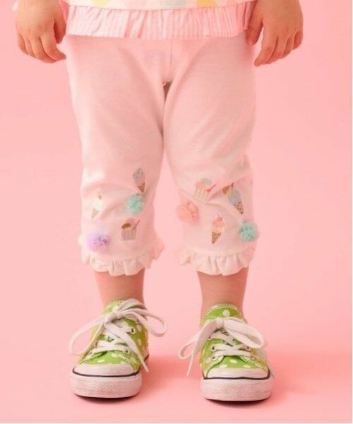 baby Cheer / ベイビーチアー ショート・ハーフ・半端丈パンツ | アイスクリーム7分丈パンツ（オフ ホワイト）