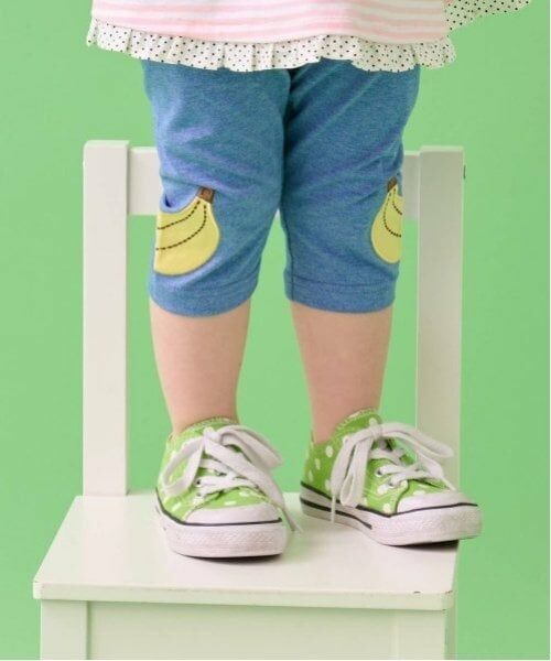 baby Cheer / ベイビーチアー レギンス・スパッツ | フルーツ7分丈レギンス（ブルー）