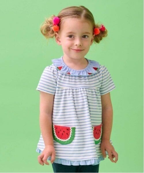 baby Cheer / ベイビーチアー その他トップス | フルーツポケットチュニック（ブルー）