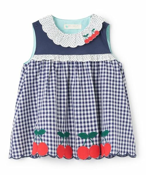 baby Cheer / ベイビーチアー その他トップス | さくらんぼチュニック（紺）