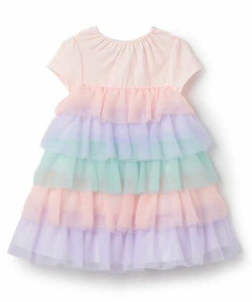 baby Cheer / ベイビーチアー ミニ丈・ひざ丈ワンピース | アイス衿チュールワンピース | 詳細2
