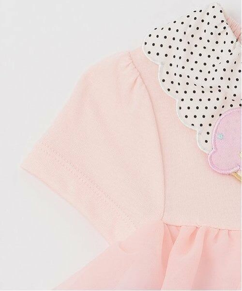 baby Cheer / ベイビーチアー ミニ丈・ひざ丈ワンピース | アイス衿チュールワンピース | 詳細4