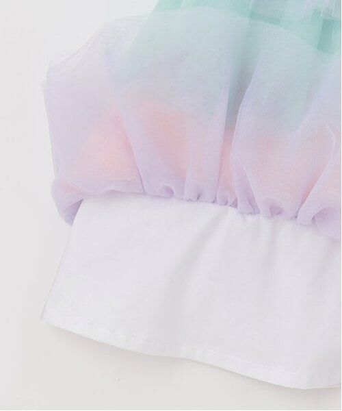 baby Cheer / ベイビーチアー ミニ丈・ひざ丈ワンピース | アイス衿チュールワンピース | 詳細6