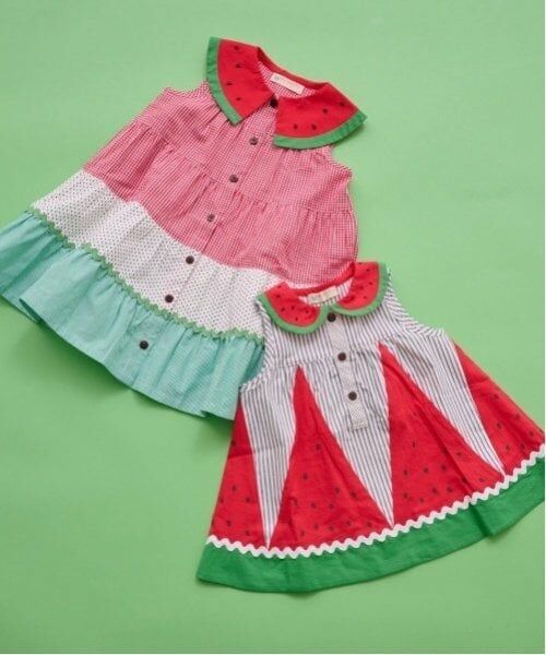 baby Cheer / ベイビーチアー ミニ丈・ひざ丈ワンピース | スイカワンピース | 詳細8