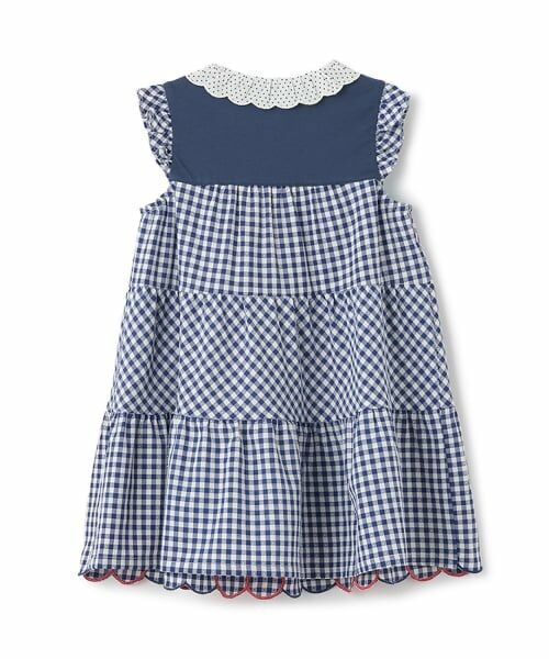 baby Cheer / ベイビーチアー ミニ丈・ひざ丈ワンピース | さくらんぼチェックワンピース | 詳細1