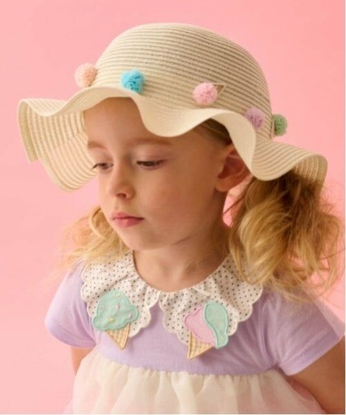 baby Cheer / ベイビーチアー ハット | ウォッシャブルアイスハット(ECRU(キナリ))