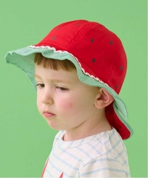 baby Cheer / ベイビーチアー ハット | 日よけスイカハット（赤）