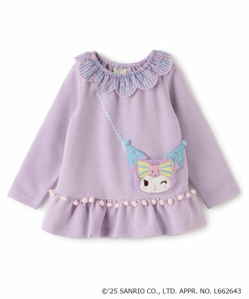 baby Cheer / ベイビーチアー その他トップス | 【マイメロディ/クロミ】ポシェットチュニック(ラベンダー)