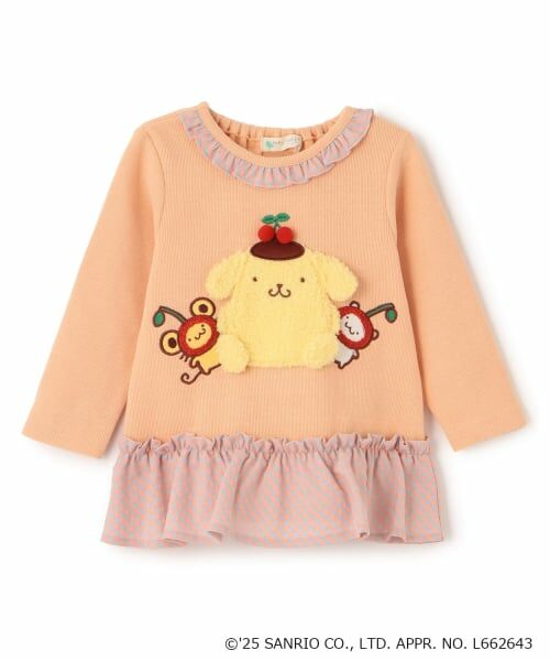 baby Cheer / ベイビーチアー その他トップス | 【ポムポムプリン】チュニック（ライト オレンジ）