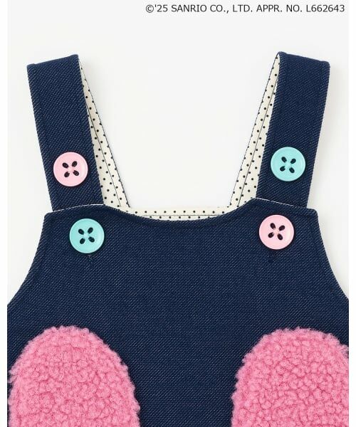 baby Cheer / ベイビーチアー ミニ丈・ひざ丈ワンピース | 【マイメロディ】ジャンパースカート | 詳細2