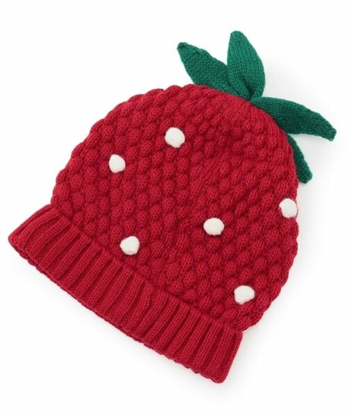 baby Cheer / ベイビーチアー ニットキャップ | イチゴ帽子 | 詳細2