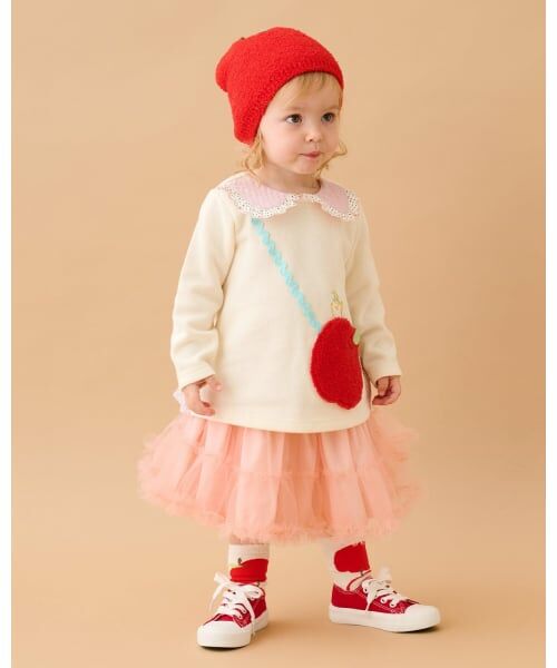 baby Cheer / ベイビーチアー スウェット | りんごポシェットトレーナー | 詳細14