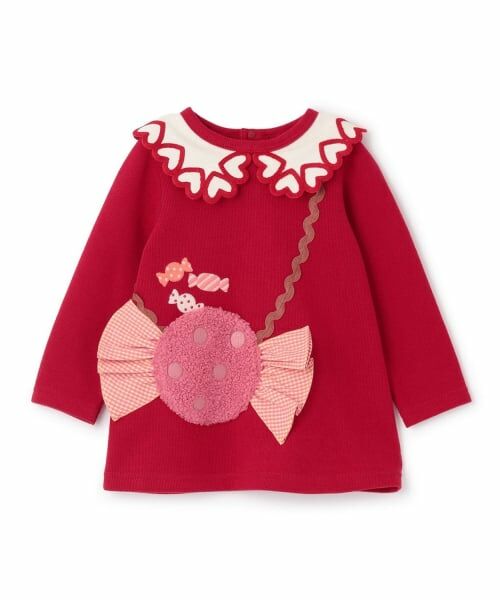 baby Cheer / ベイビーチアー スウェット | キャンディポシェットトレーナー（赤）