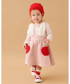 りんごポケットジャンパースカート