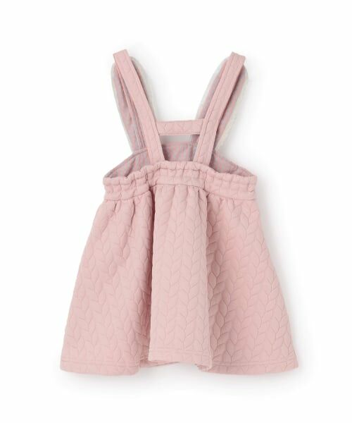 baby Cheer / ベイビーチアー ミニ丈・ひざ丈ワンピース | りんごポケットジャンパースカート | 詳細1