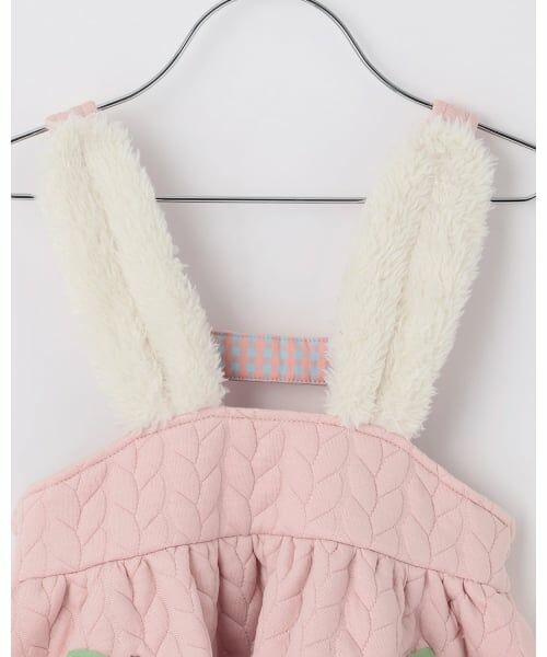 baby Cheer / ベイビーチアー ミニ丈・ひざ丈ワンピース | りんごポケットジャンパースカート | 詳細2