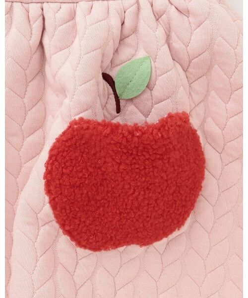 baby Cheer / ベイビーチアー ミニ丈・ひざ丈ワンピース | りんごポケットジャンパースカート | 詳細3