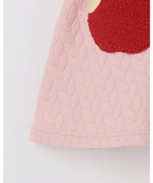 baby Cheer / ベイビーチアー ミニ丈・ひざ丈ワンピース | りんごポケットジャンパースカート | 詳細4