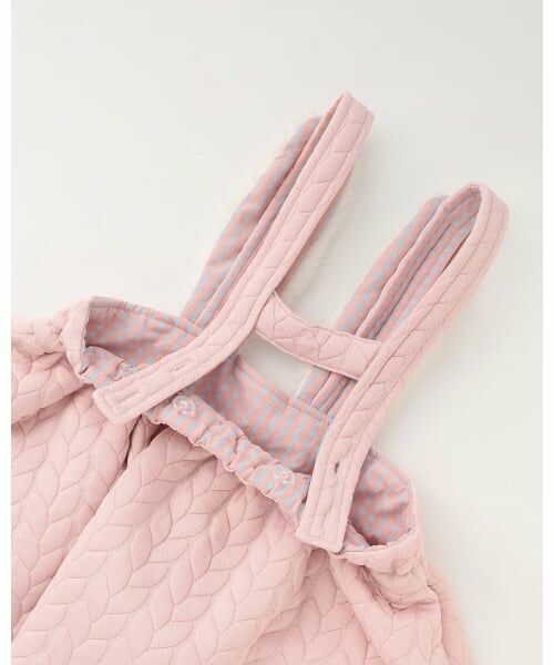 baby Cheer / ベイビーチアー ミニ丈・ひざ丈ワンピース | りんごポケットジャンパースカート | 詳細5