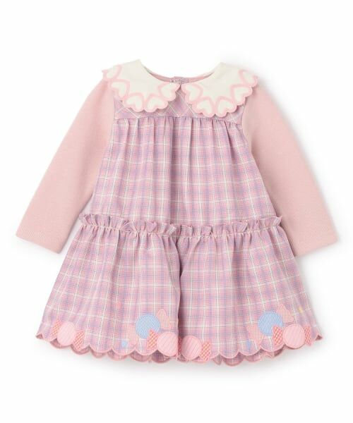baby Cheer / ベイビーチアー ミニ丈・ひざ丈ワンピース | キャンディワンピース（ピンク）
