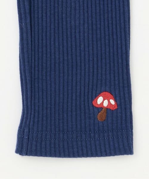 baby Cheer / ベイビーチアー レギンス・スパッツ | キノコ刺しゅうテレコレギンス | 詳細3