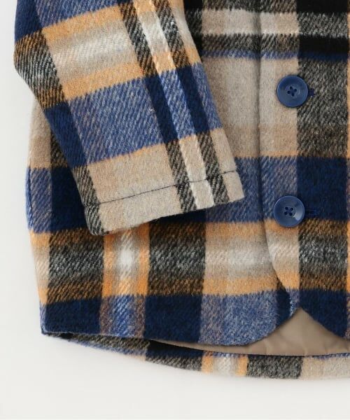 baby Cheer / ベイビーチアー その他アウター | ネコ衿チェックコート | 詳細9