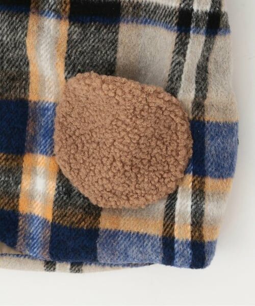 baby Cheer / ベイビーチアー その他アウター | ネコ衿チェックコート | 詳細10
