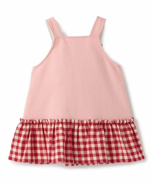 baby Cheer / ベイビーチアー ミニ丈・ひざ丈ワンピース | イチゴジャンパースカート | 詳細1