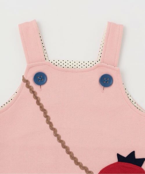 baby Cheer / ベイビーチアー ミニ丈・ひざ丈ワンピース | イチゴジャンパースカート | 詳細2