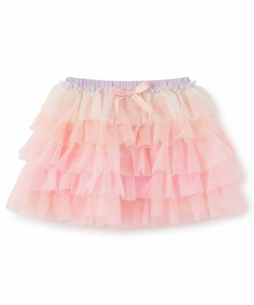 baby Cheer / ベイビーチアー ミニ・ひざ丈スカート | チュールスカート（ピンク）