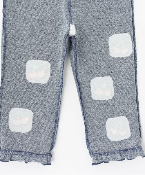 baby Cheer / ベイビーチアー その他パンツ | さくらんぼニットデニムパンツ | 詳細4