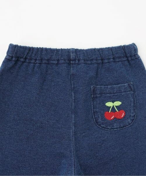baby Cheer / ベイビーチアー その他パンツ | さくらんぼニットデニムパンツ | 詳細5