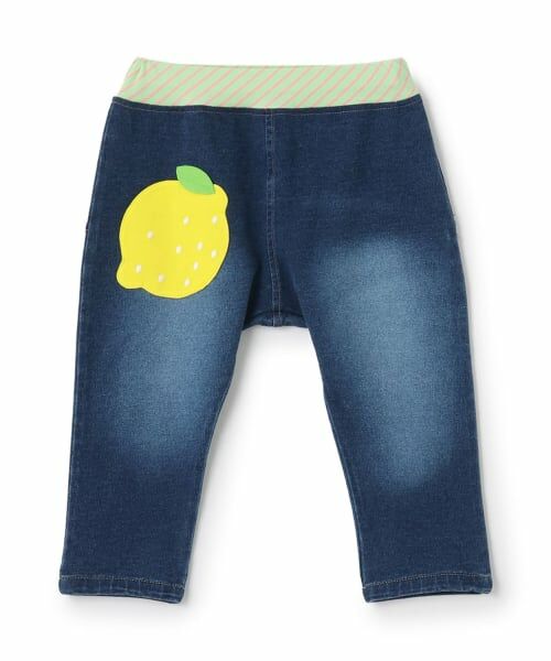 baby Cheer / ベイビーチアー その他パンツ | シトラスニットデニムパンツ（紺）