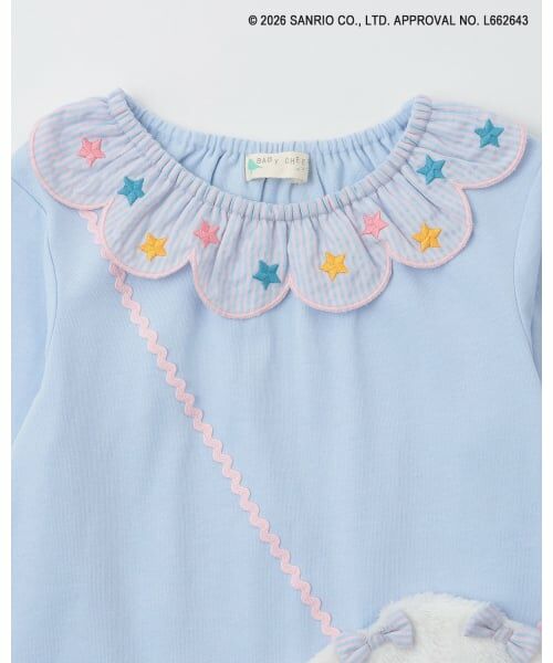 baby Cheer / ベイビーチアー Tシャツ | 【マイメロディ/シナモロール/クロミ】ポシェット長袖Tシャツ | 詳細2