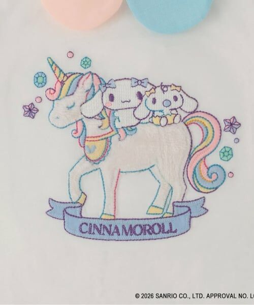 baby Cheer / ベイビーチアー Tシャツ | 【マイメロディ/シナモロール/クロミ】ユニコーンTシャツ | 詳細5