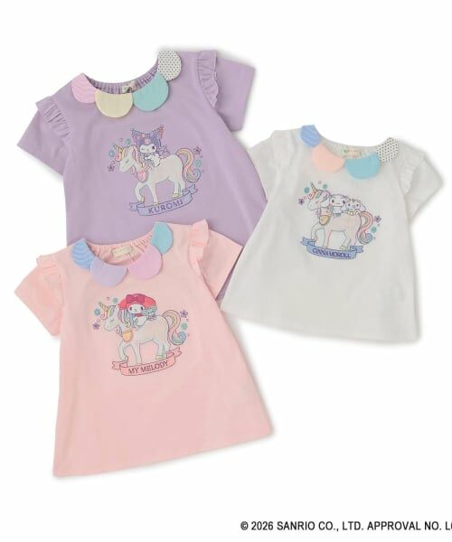 baby Cheer / ベイビーチアー Tシャツ | 【マイメロディ/シナモロール/クロミ】ユニコーンTシャツ | 詳細9