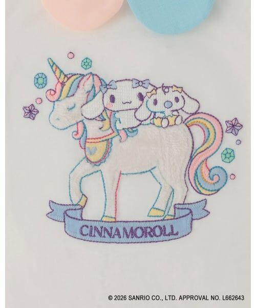 baby Cheer / ベイビーチアー Tシャツ | 【マイメロディ/シナモロール/クロミ】ユニコーンTシャツ | 詳細17