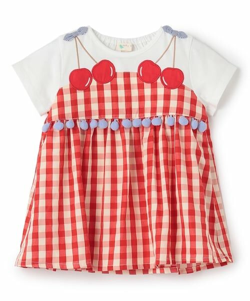 baby Cheer / ベイビーチアー その他トップス | さくらんぼチュニック（赤）