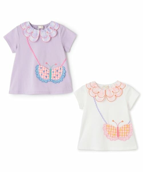 baby Cheer / ベイビーチアー Tシャツ | ちょうちょポシェットTシャツ | 詳細10