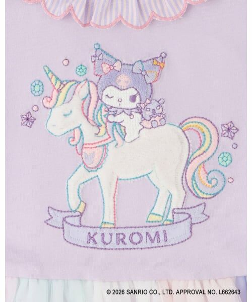 baby Cheer / ベイビーチアー ミニ丈・ひざ丈ワンピース | 【マイメロディ/シナモロール/クロミ】ユニコーンワンピース | 詳細6