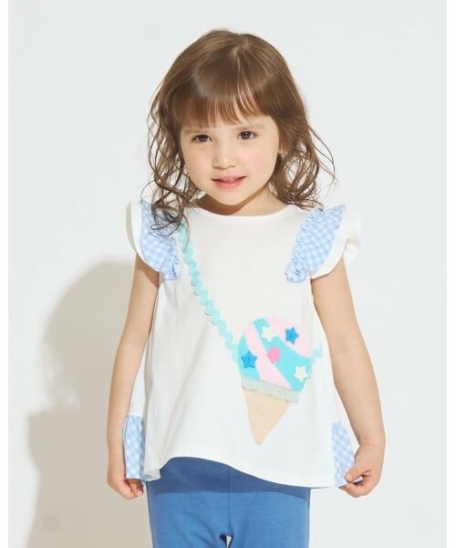 baby Cheer / ベイビーチアー Tシャツ | 【サーティワン アイスクリーム】ポシェットTシャツ(オフ ホワイト)