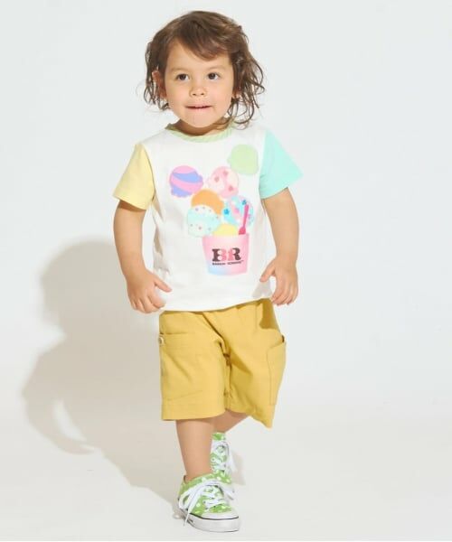 baby Cheer / ベイビーチアー Tシャツ | 【サーティワン アイスクリーム】バイカラーTシャツ | 詳細1