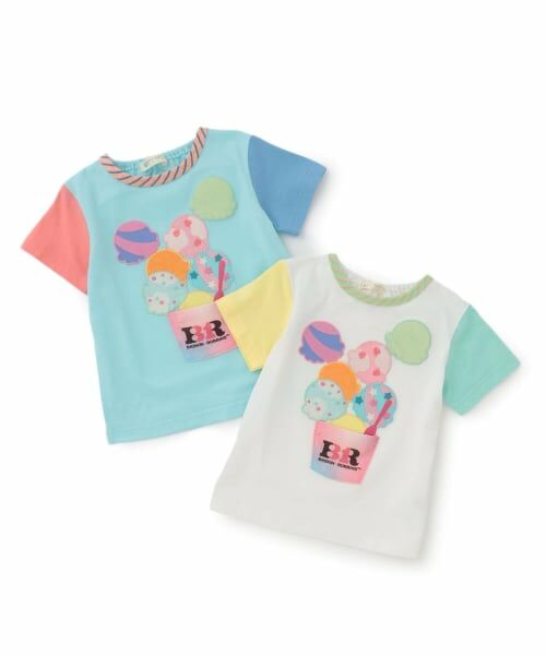baby Cheer / ベイビーチアー Tシャツ | 【サーティワン アイスクリーム】バイカラーTシャツ | 詳細12