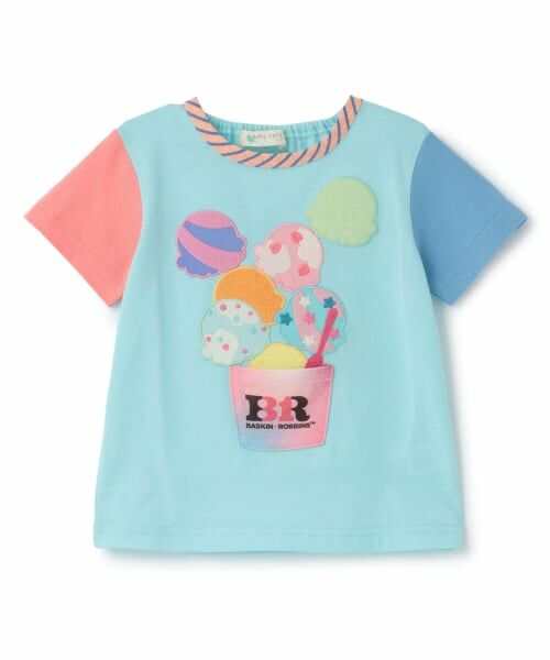 baby Cheer / ベイビーチアー Tシャツ | 【サーティワン アイスクリーム】バイカラーTシャツ | 詳細5