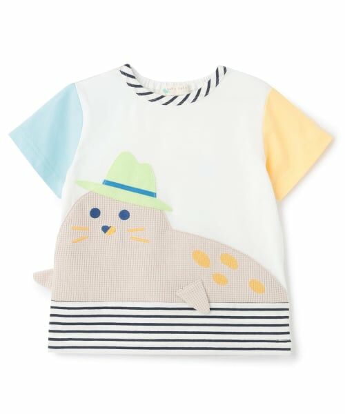 baby Cheer / ベイビーチアー Tシャツ | あざらしTシャツ(オフ ホワイト)
