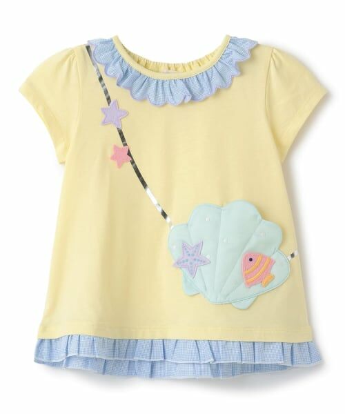 baby Cheer / ベイビーチアー Tシャツ | シェルポシェットTシャツ（クリーム）