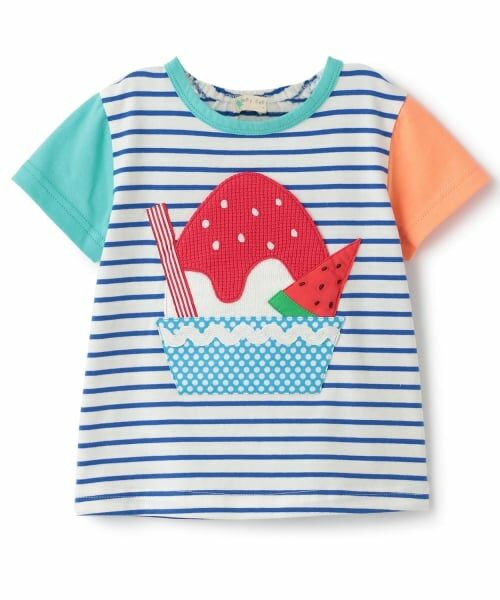 baby Cheer / ベイビーチアー Tシャツ | かき氷Tシャツ（ボーダー）