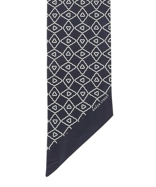 BAKER STREET / ベイカー・ストリート マフラー・ショール・スヌード・ストール | スカーフタイ ジオメトリック柄 | 詳細3