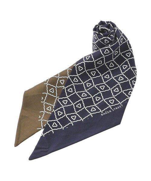 BAKER STREET / ベイカー・ストリート マフラー・ショール・スヌード・ストール | スカーフタイ ジオメトリック柄 | 詳細7